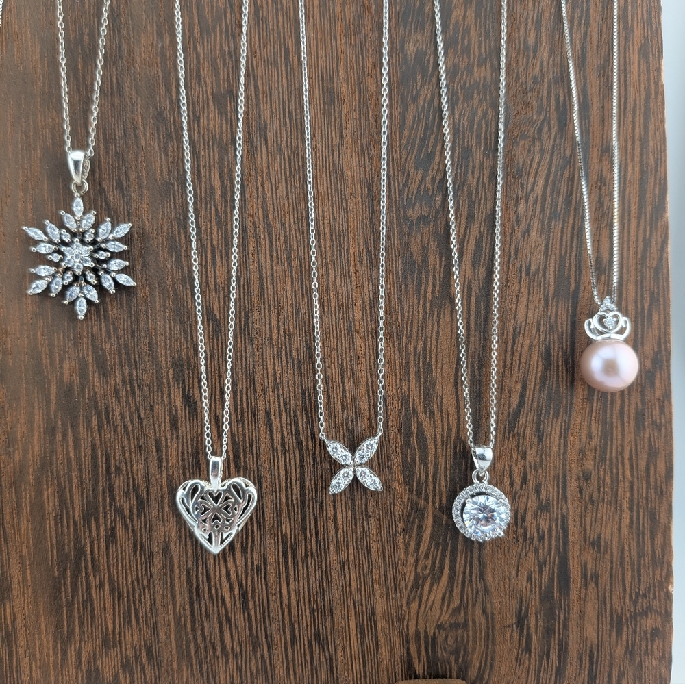Sterling Silver Necklace {Pick One} - Picture 3 of 3